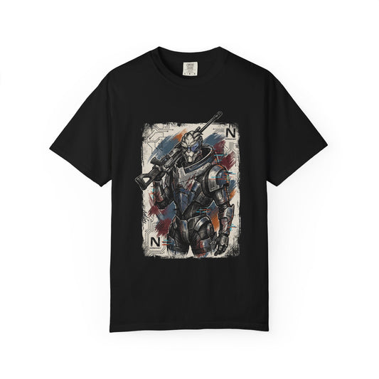 Mass Effect Garrus Vakarian C Sec Vigilante Archangel Art Premium T-Shirt