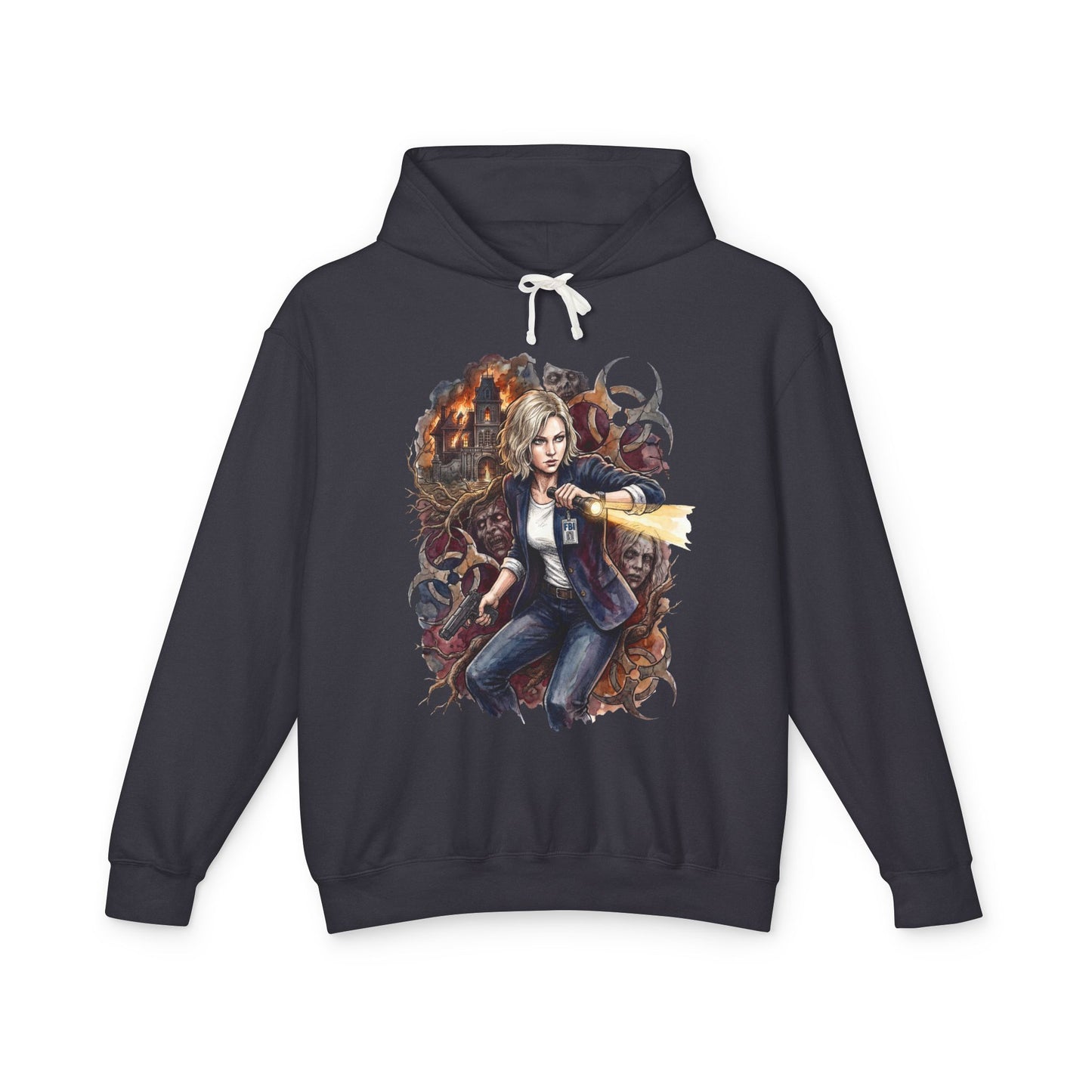 Resident Evil Requiem Grace Ashcroft Unisex Premium Hoodie