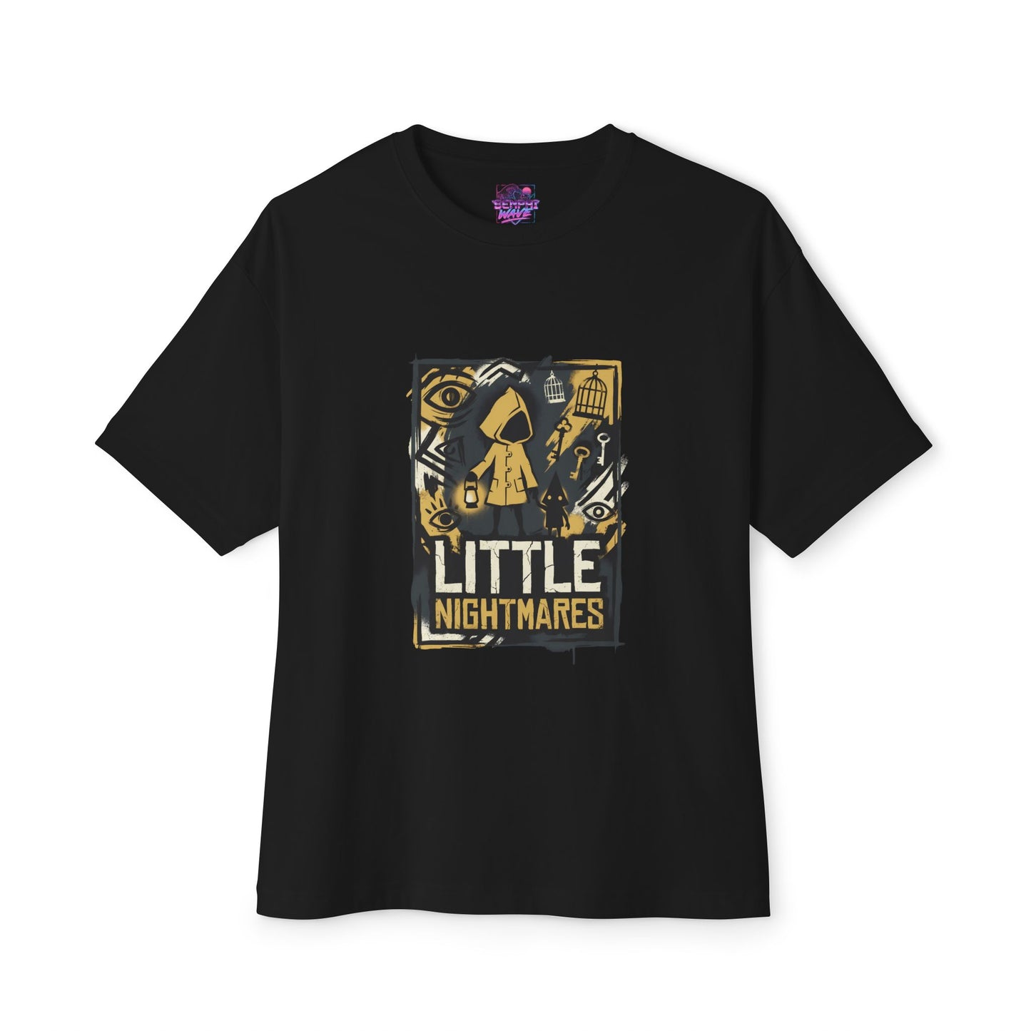 Little Nightmares: Mono & Six Pale City Escape Premium Oversized Unisex T-Shirt