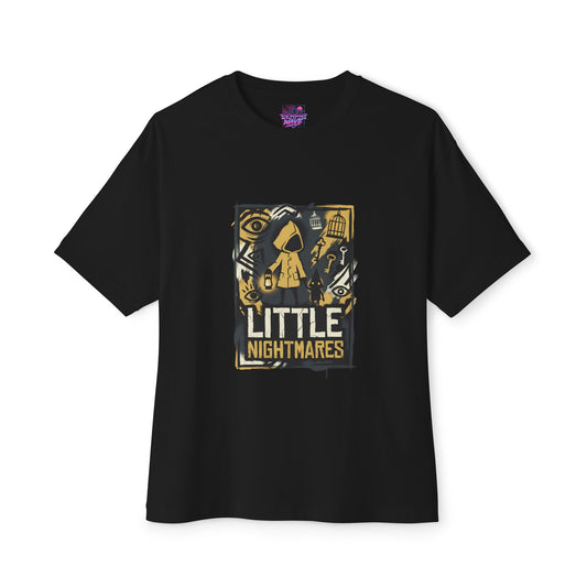 Little Nightmares: Mono & Six Pale City Escape Premium Oversized Unisex T-Shirt