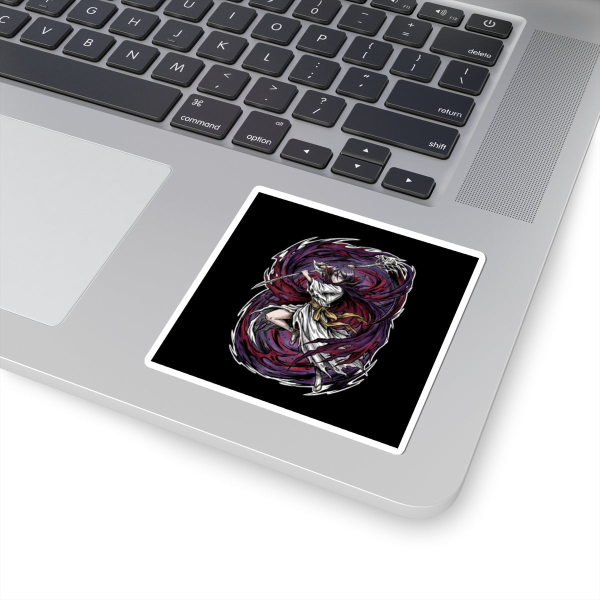 Rukia Kuchiki Bleach Lieutenant Fan Art Portrait Sticker