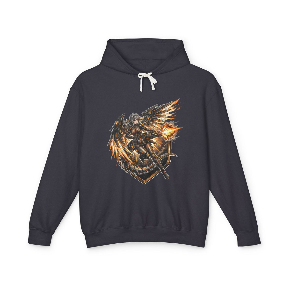 Nikke Modernia Golden Wings Minigun Emblem Fan Art Hoodie