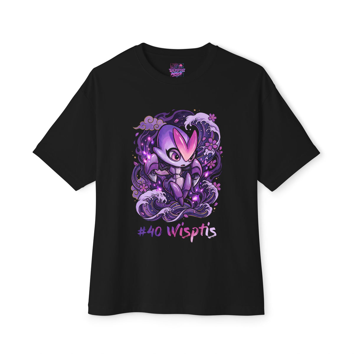 Wisptis Aniimo Ukiyo-e Creature Art - Oversized Premium Tee
