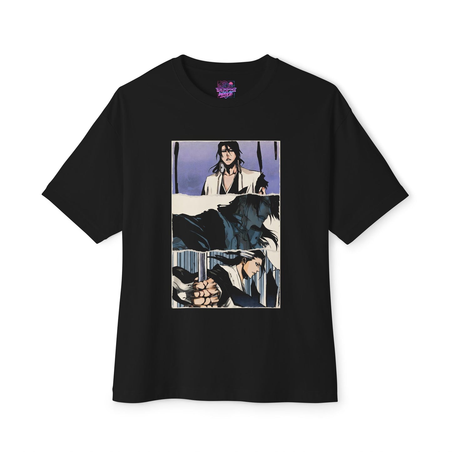 Sosuke Aizen Bleach Anime Manga Collage Graphic Tee