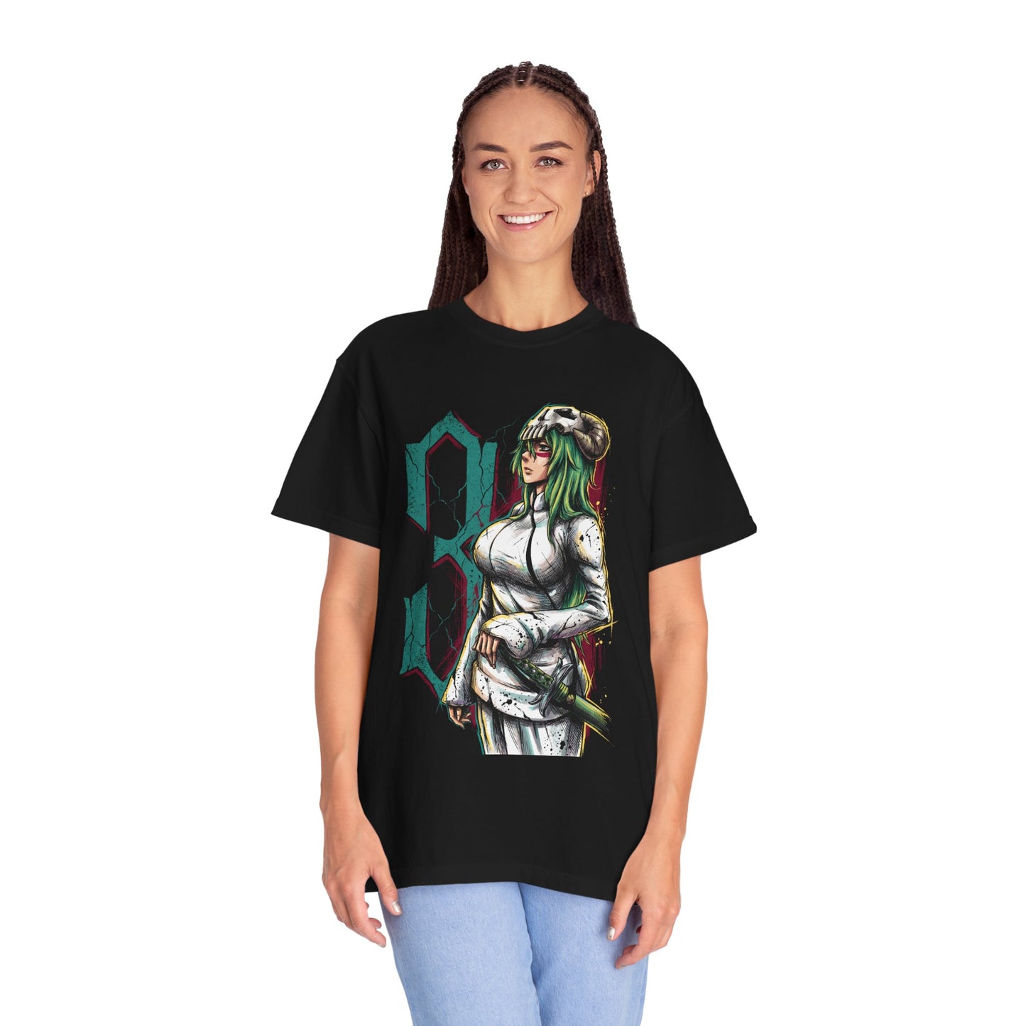 Fierce Goat-Horn Hollow Queen Inspired – Crimson Line Mask Remnants Portrait Premium T-Shirt