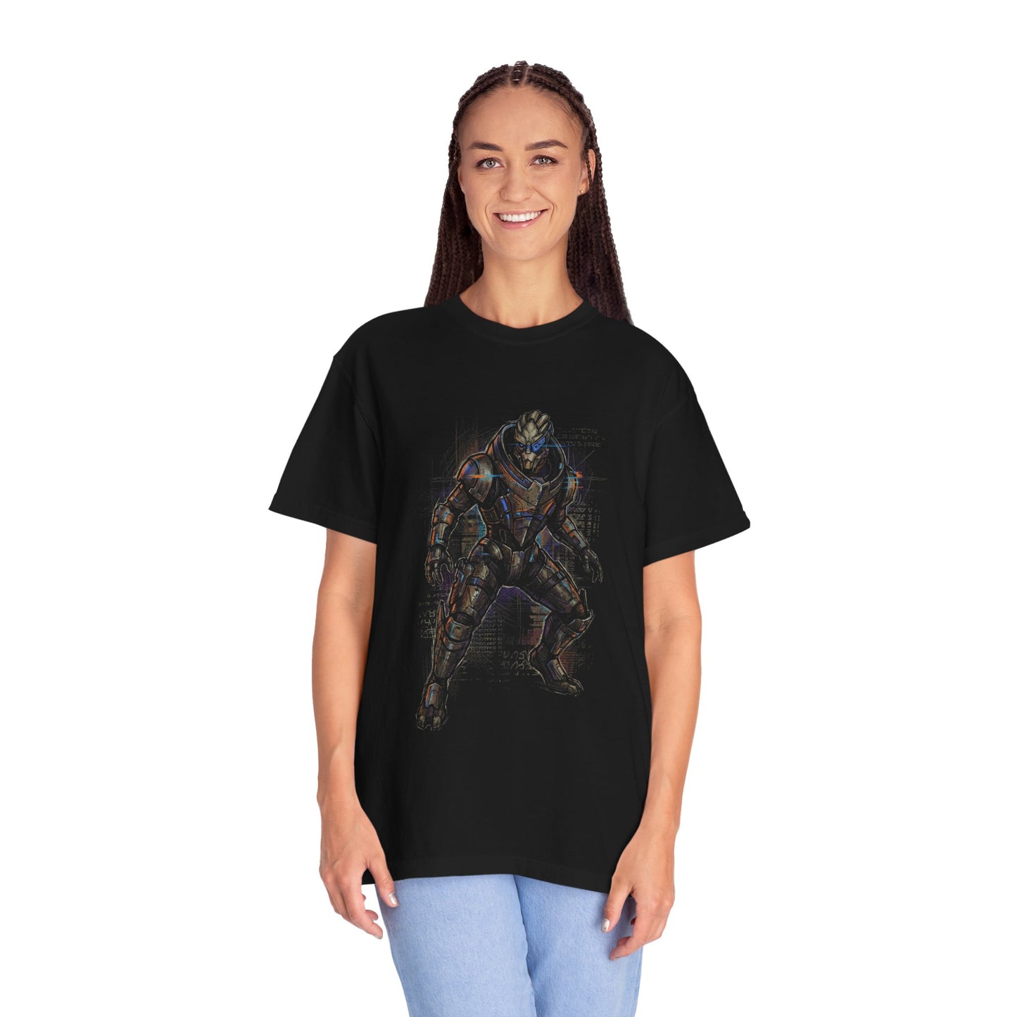 Mass Effect Garrus Vakarian Sniper Rifle Calibrations Design Premium T-Shirt