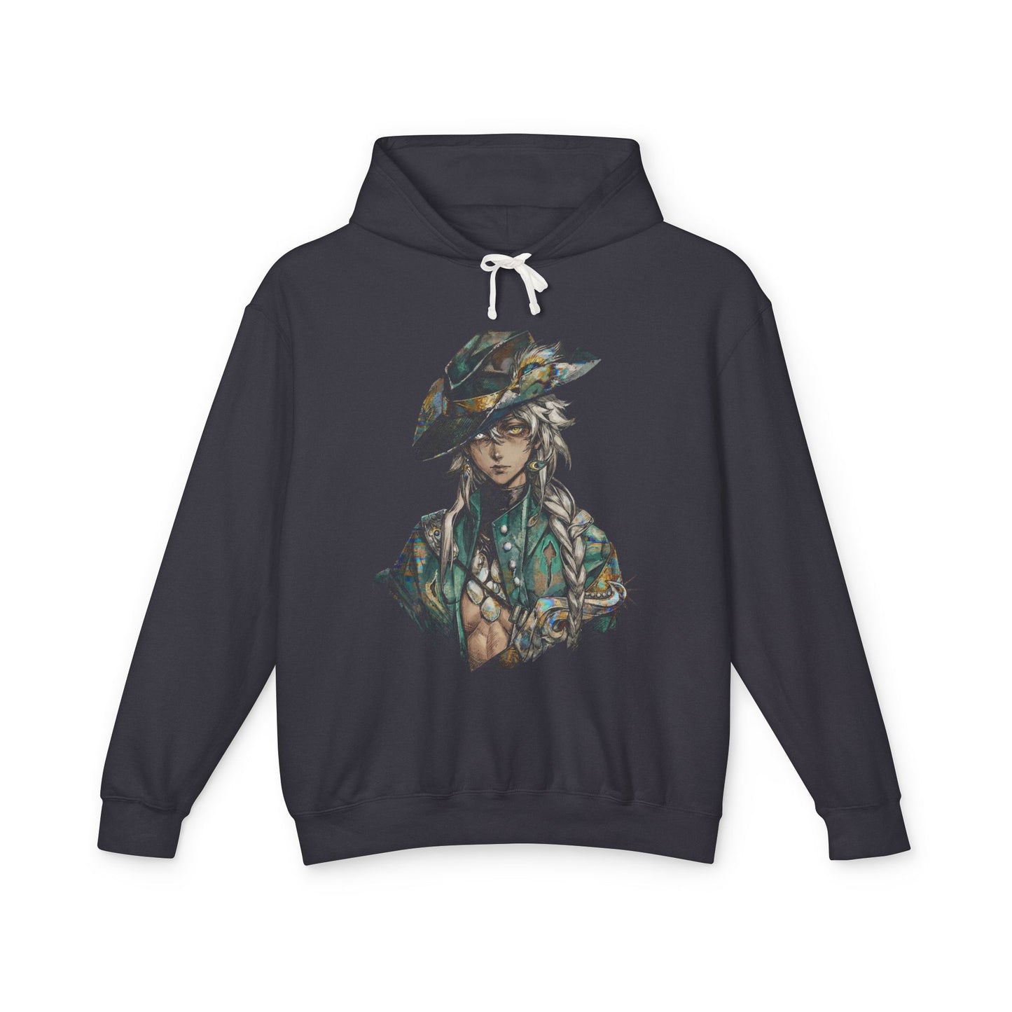 Reverse 1999 Argus Cowboy Hat Gun Belt Thigh Boots Art Unisex Premium Hoodie