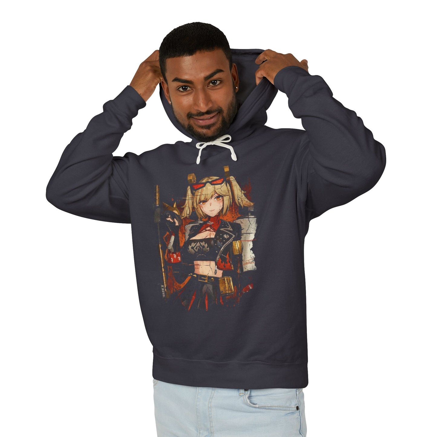 Zenless Zone Zero Burnice Mad Scientist Bartender Aesthetic Unisex Premium Hoodie