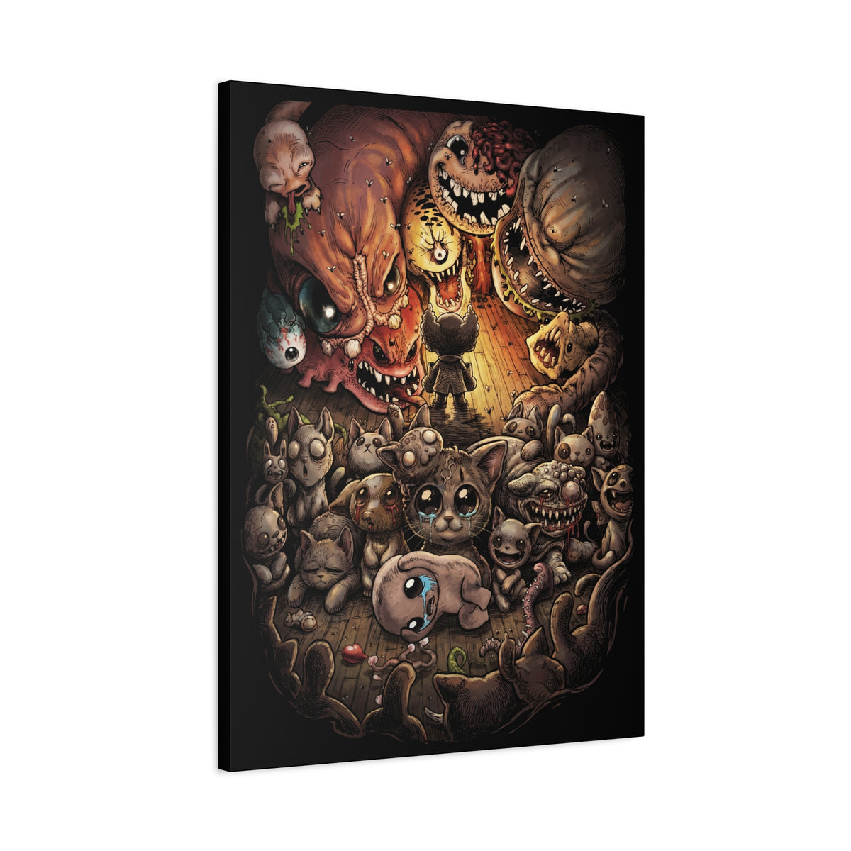 Mewgenics Isaac Easter Egg Catapocalypse Canvas Print