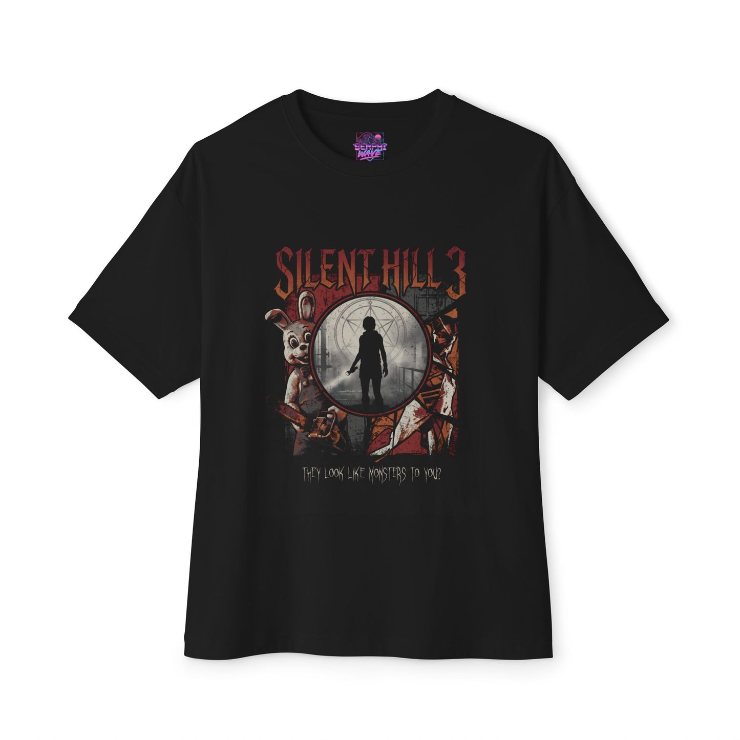 Silent Hill 3: "They Look Like Monsters to You?" Premium Oversized Unisex T-Shirt