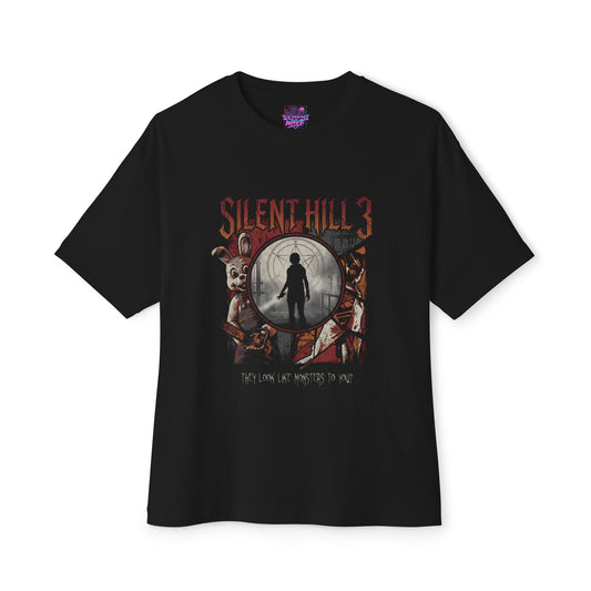 Silent Hill 3: "They Look Like Monsters to You?" Premium Oversized Unisex T-Shirt