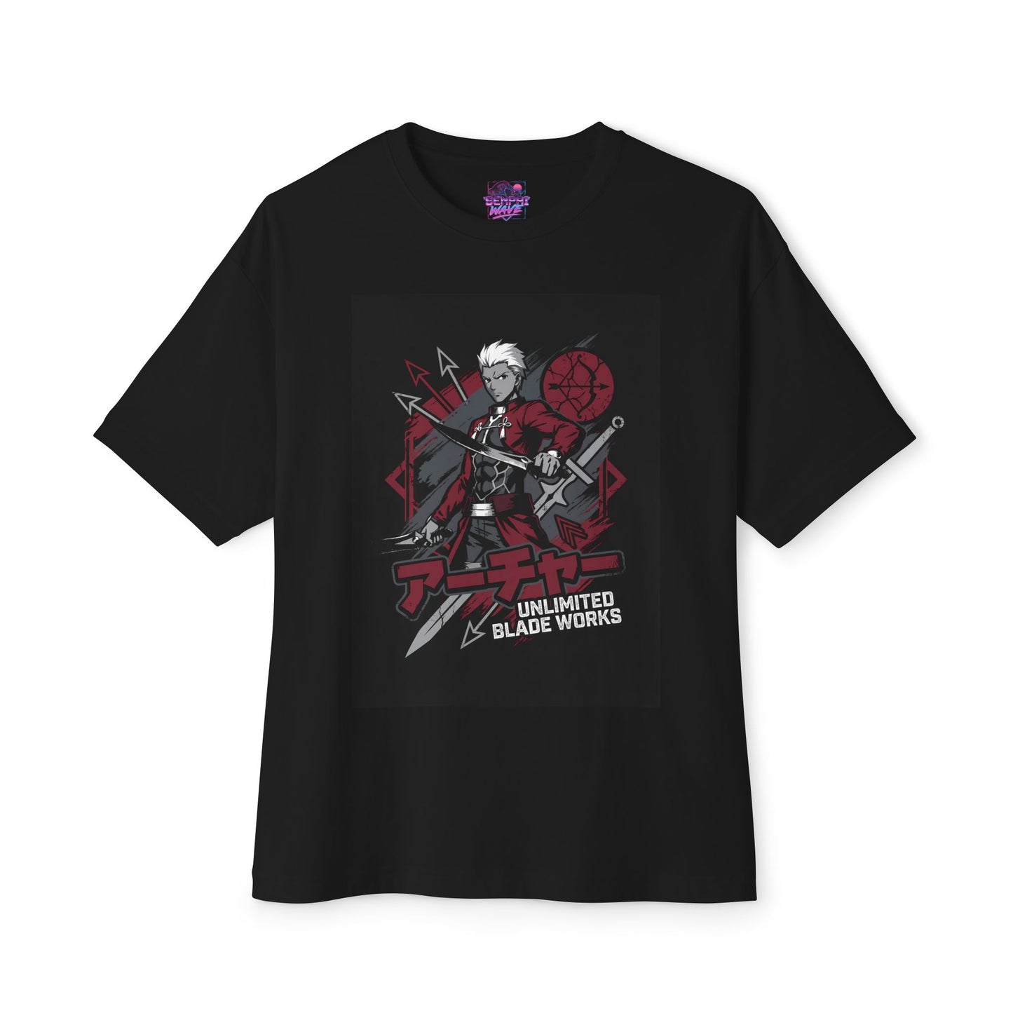 Archer Fate Stay Night Unlimited Blade Works Premium Oversized Unisex T-Shirt
