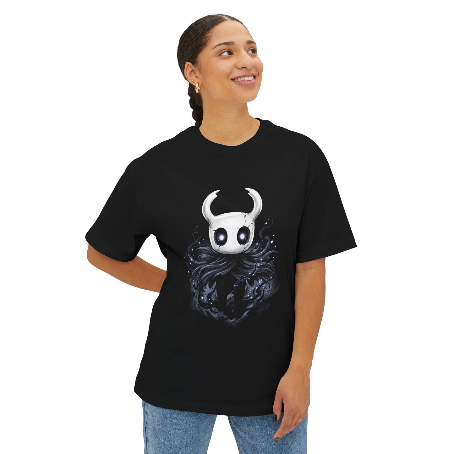 Hollow Knight: Ghost & Hornet Protector Premium Oversized Unisex T-Shirt