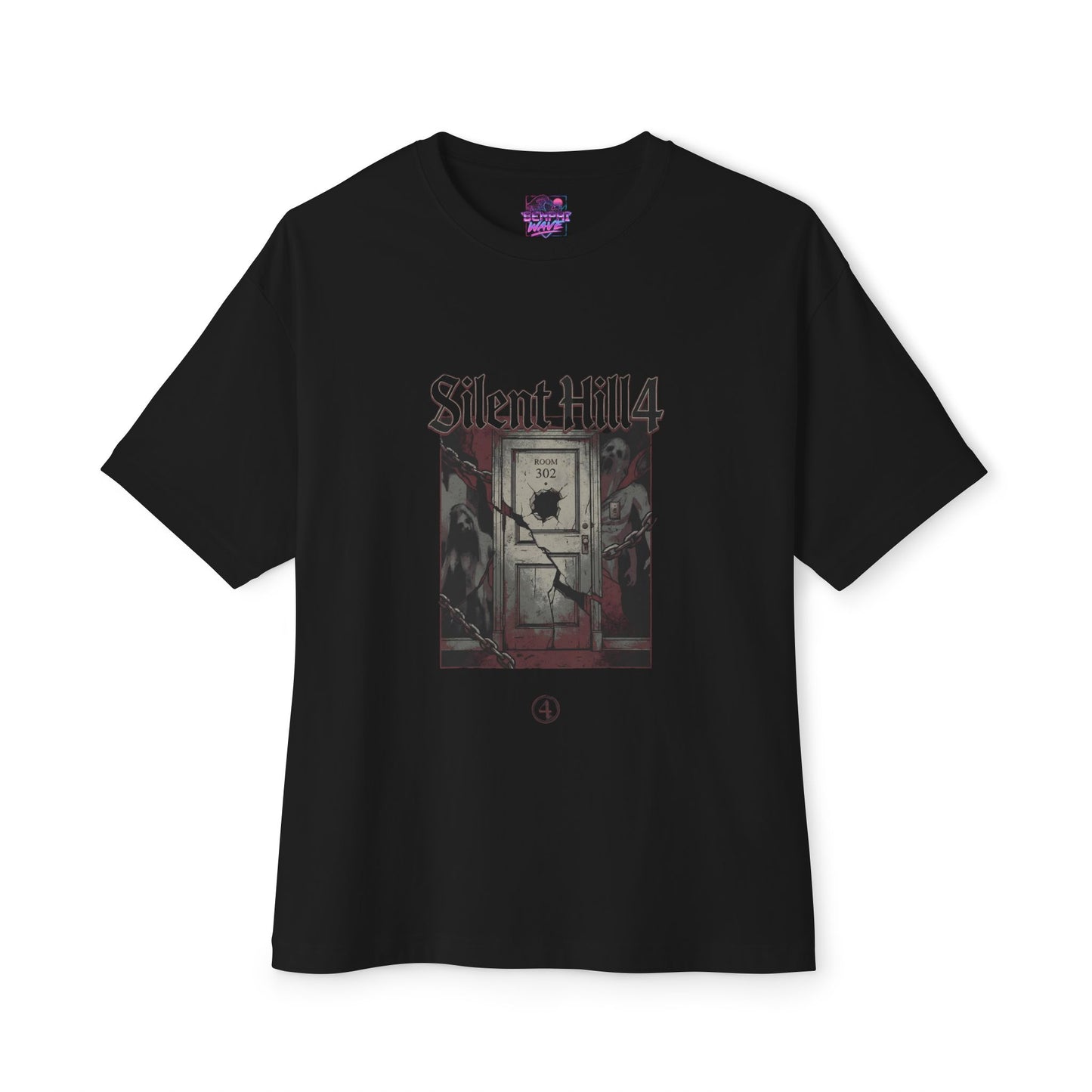 Silent Hill 4: Room 302 Chained Door Nightmare Premium Oversized Unisex T-Shirt