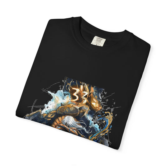 Clair Obscur Paintress Retro Dithered Party Vs Boss Art Premium T-Shirt