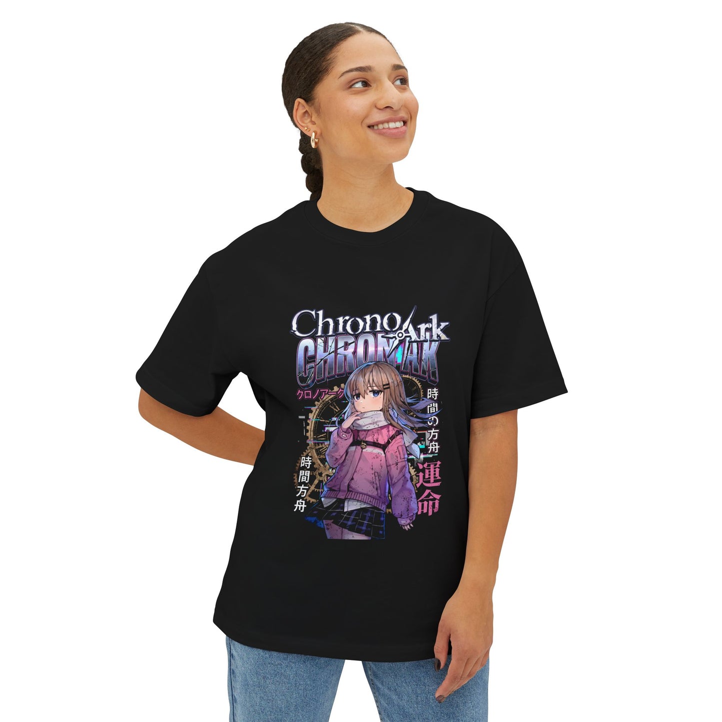 Chrono Ark Heroine Anime Gaming Graphic Tee Premium Oversized Unisex T-Shirt