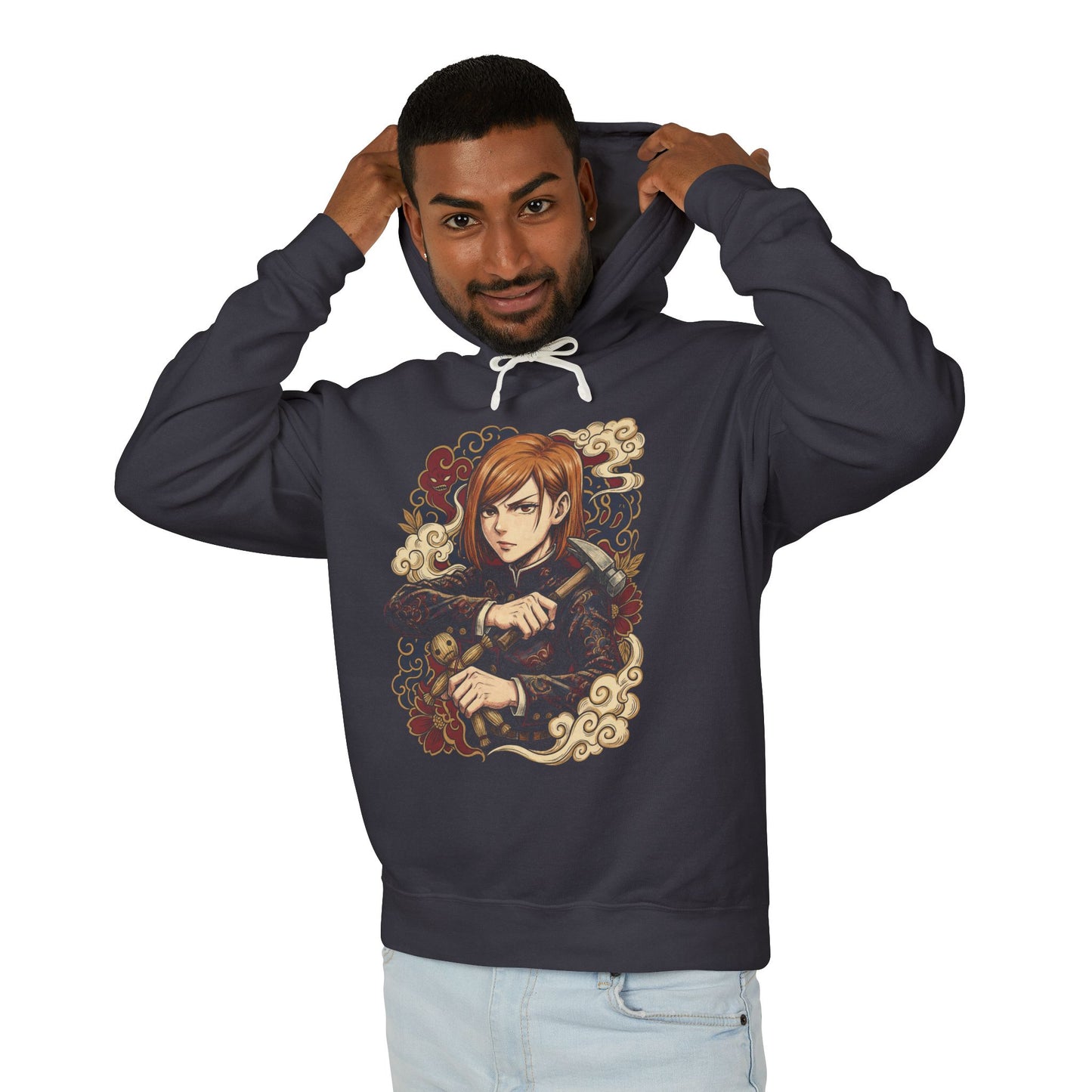 Jujutsu Kaisen Nobara Kugisaki Straw Doll Technique Art Unisex Premium Hoodie
