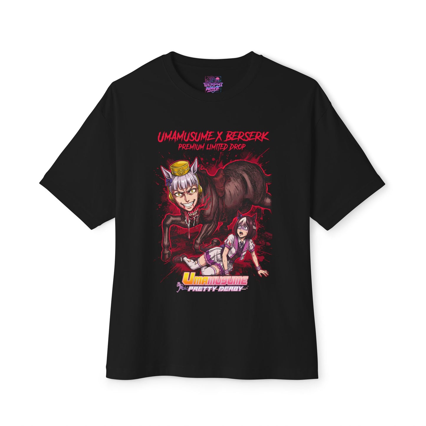Gold Ship Berserk: "I Sacrifice My Friends for Victory" Premium Oversized Unisex T-Shirt
