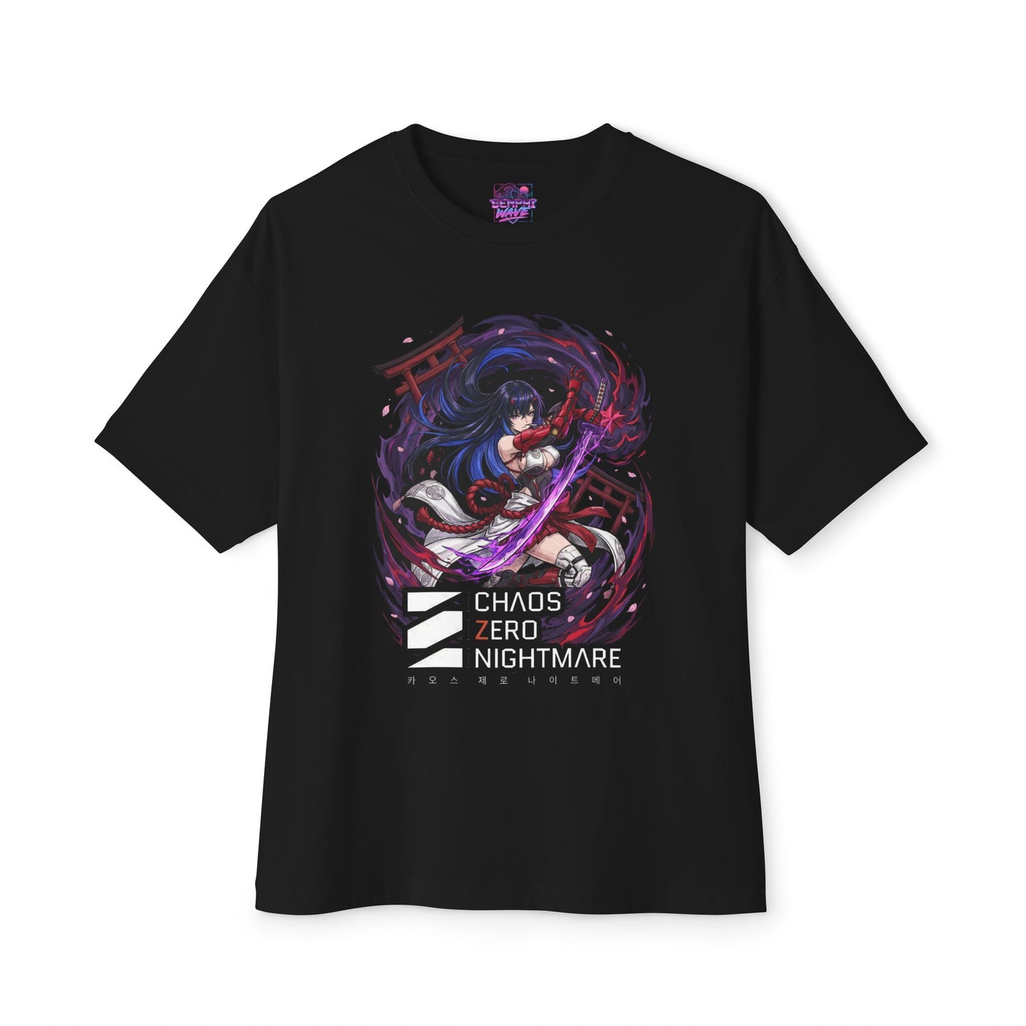 Chaos Zero Nightmare Chizuru Epic Illustration Premium Oversized Unisex T-Shirt