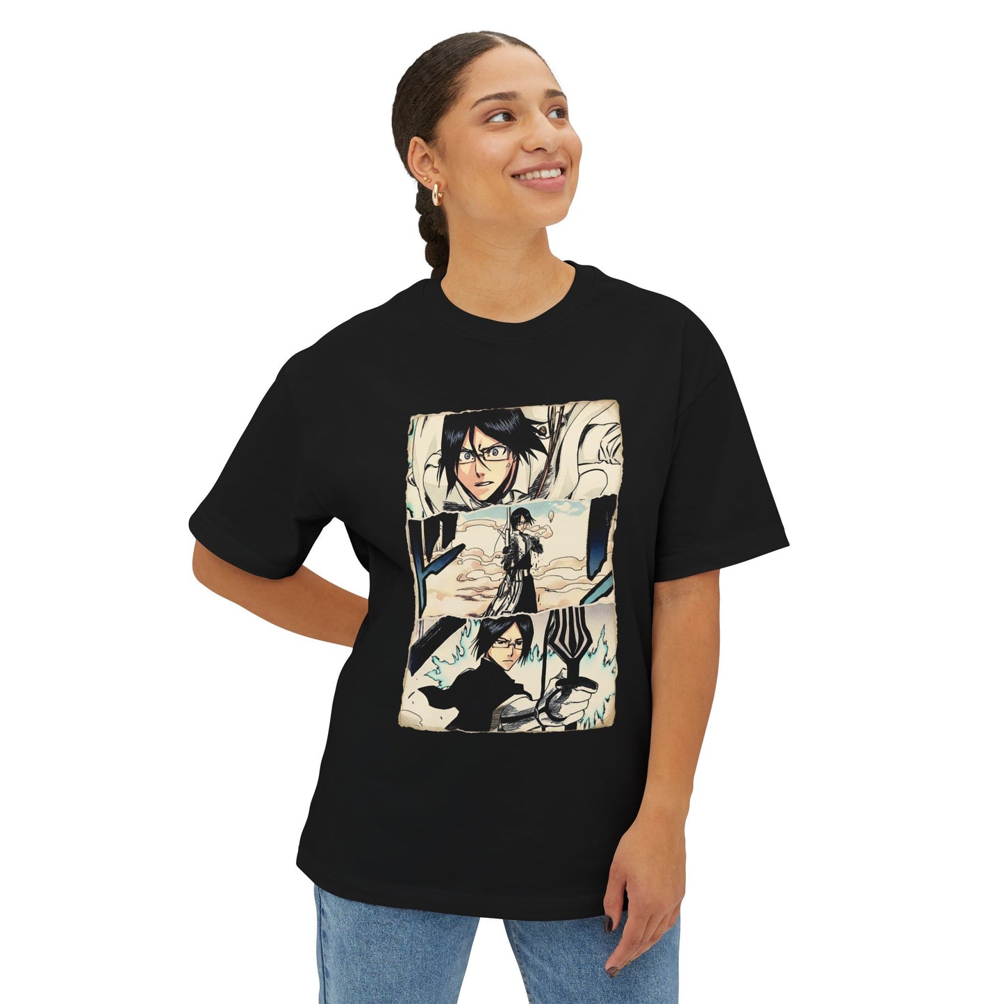 Uryu Ishida Bleach Bold Anime Character Shirt - Oversized Premium Tee