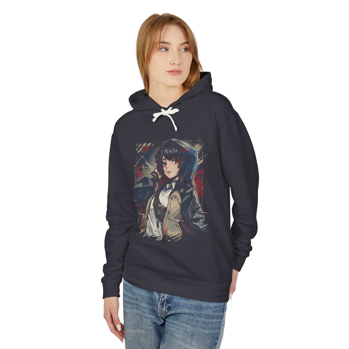 Ellen Joe ZZZ Shark Tail Scissors Maid Outfit Art Unisex Premium Hoodie