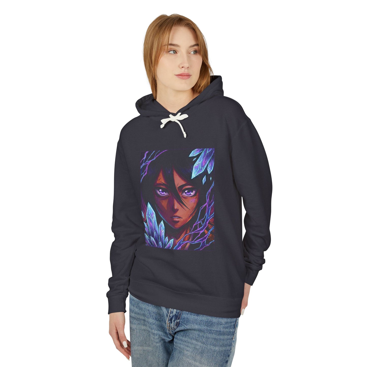 Frost Dance Shinigami – Rukia Kuchiki Fan Art Unisex Premium Hoodie