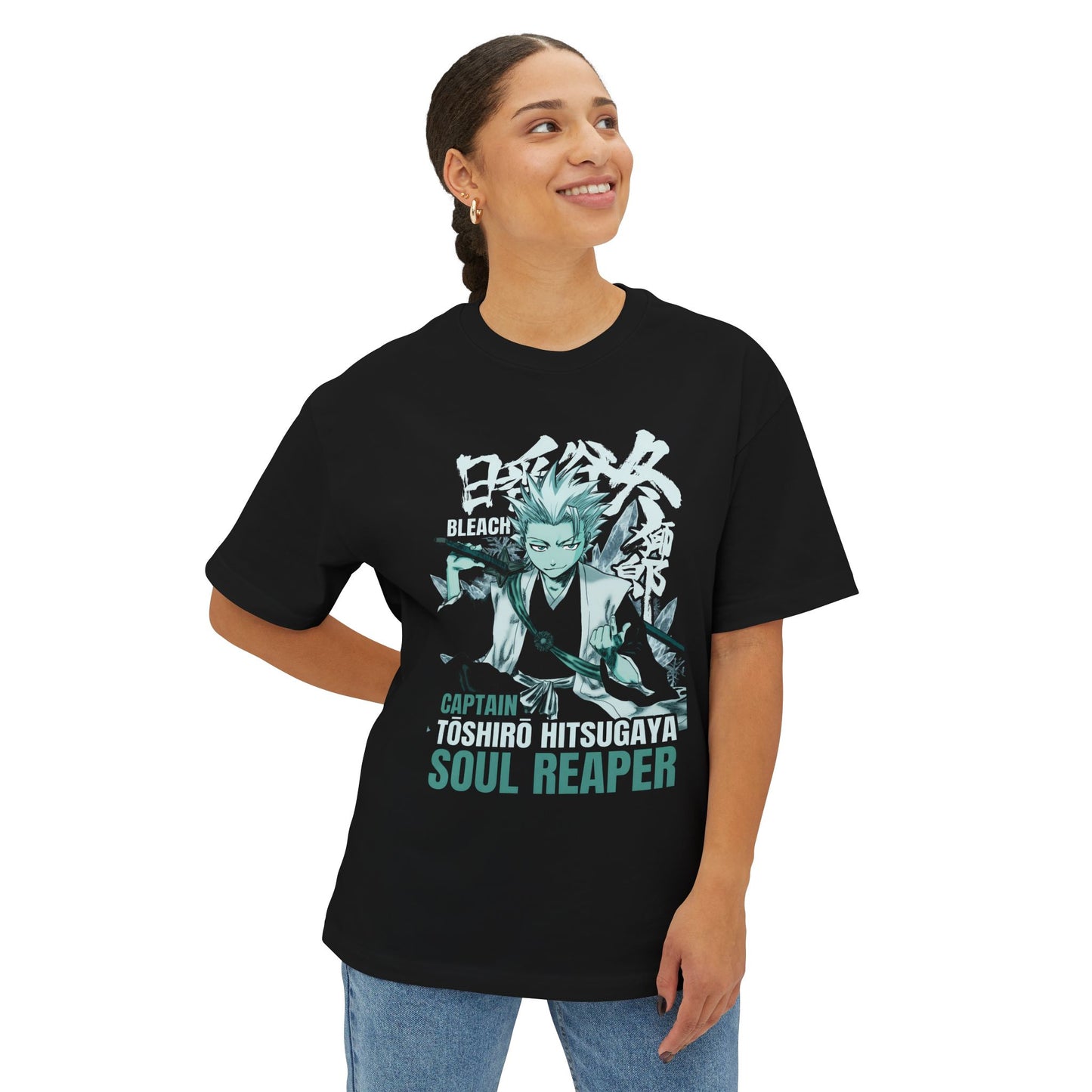 Hitsugaya Toshiro Hyorinmaru Dragon Premium Oversized Unisex T-Shirt
