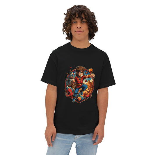 Alex Kidd Alex Kidd Gaming Graphic Oversized Tee | Alex Punch Portrait