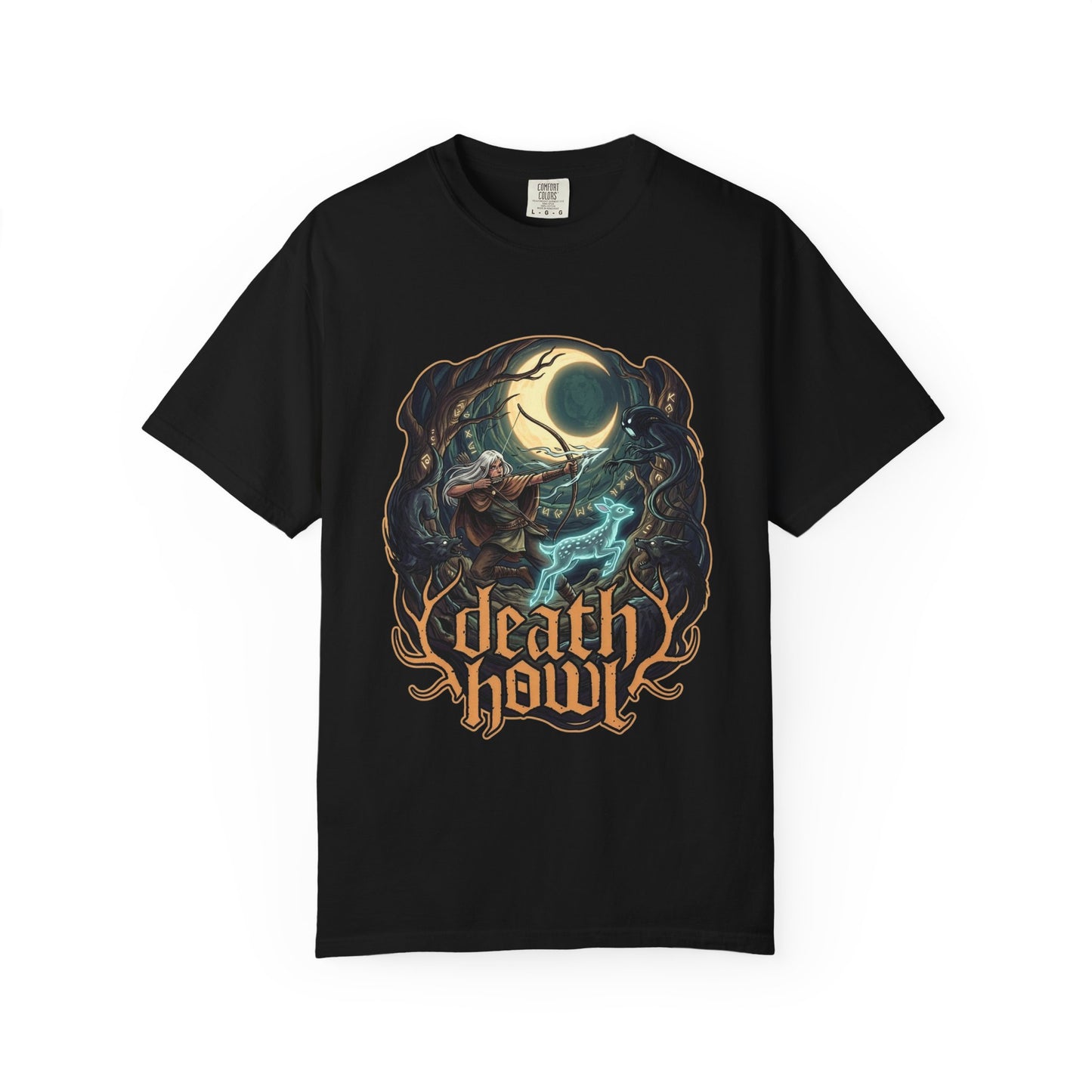 Death Howl Spirit Realm Deck Builder Game Fan Art Premium T-Shirt