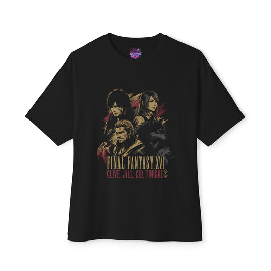 Final Fantasy XVI Bearers and Dominants Rebellion Premium Oversized Unisex T-Shirt