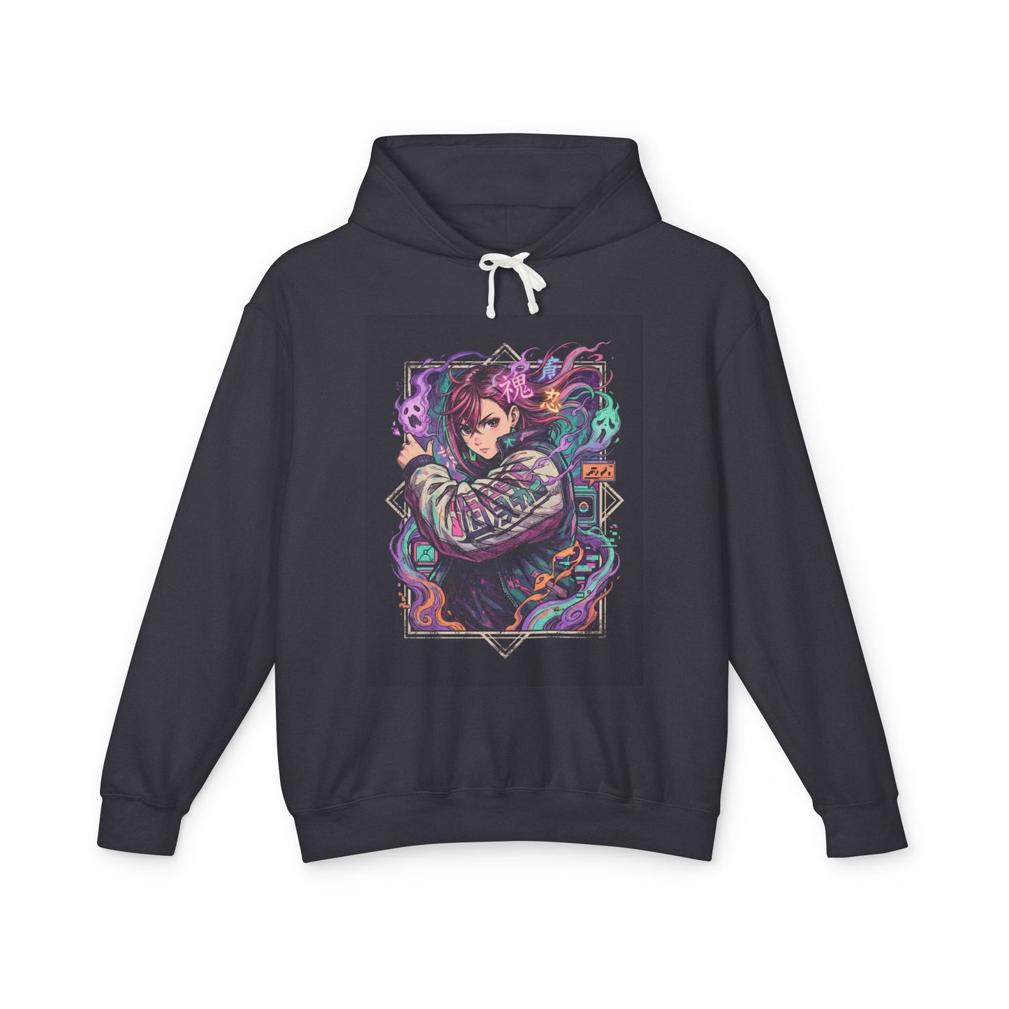 Dandadan Momo Ayase Ghost Confrontation Portrait Unisex Premium Hoodie