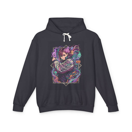 Dandadan Momo Ayase Ghost Confrontation Portrait Unisex Premium Hoodie