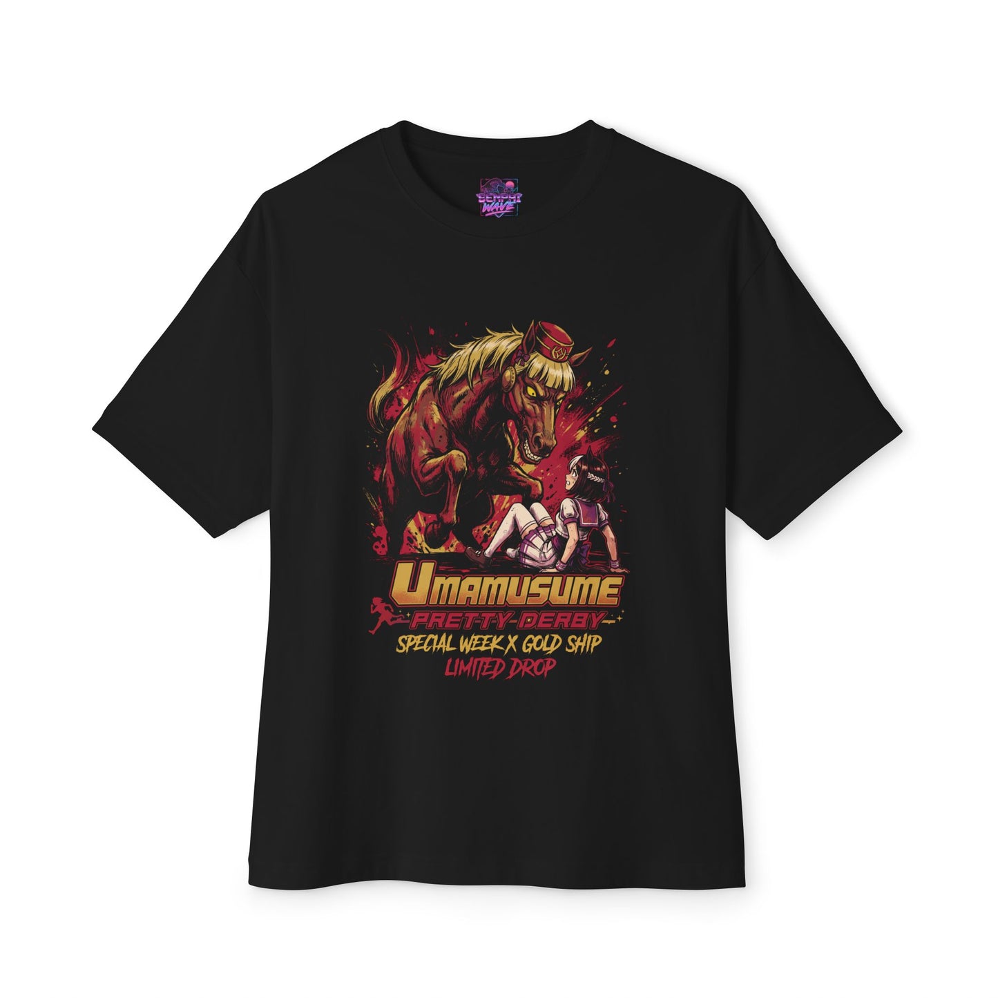 Uma Musume x Berserk: Guts Horse Girl Eclipse Premium Oversized Unisex T-Shirt
