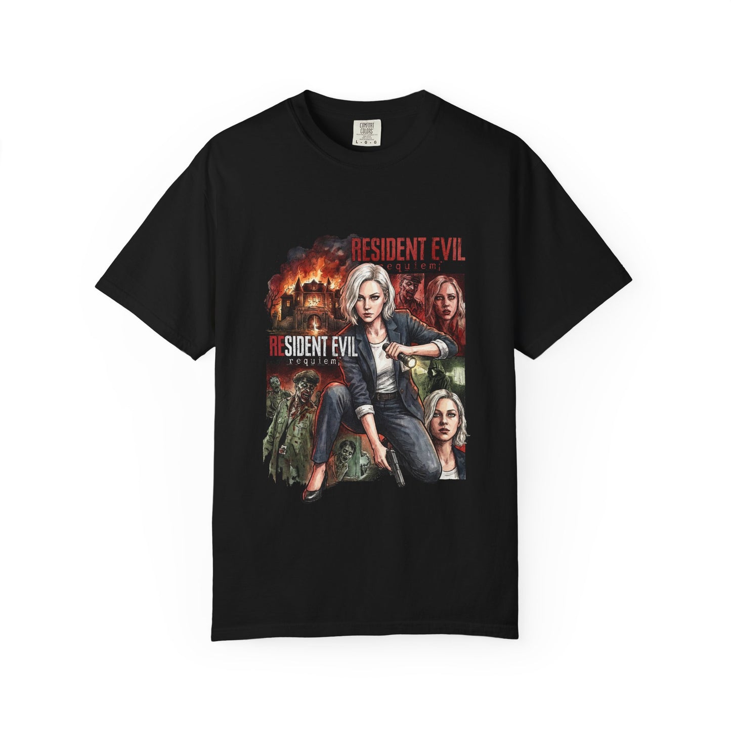RE9 Grace Ashcroft Powerless Protagonist Trauma Haunt Portrait Premium T-Shirt