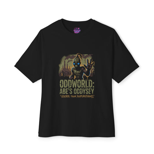 Oddworld Abe's Oddysee – Mudokon Messiah Classic Premium Oversized Unisex T-Shirt