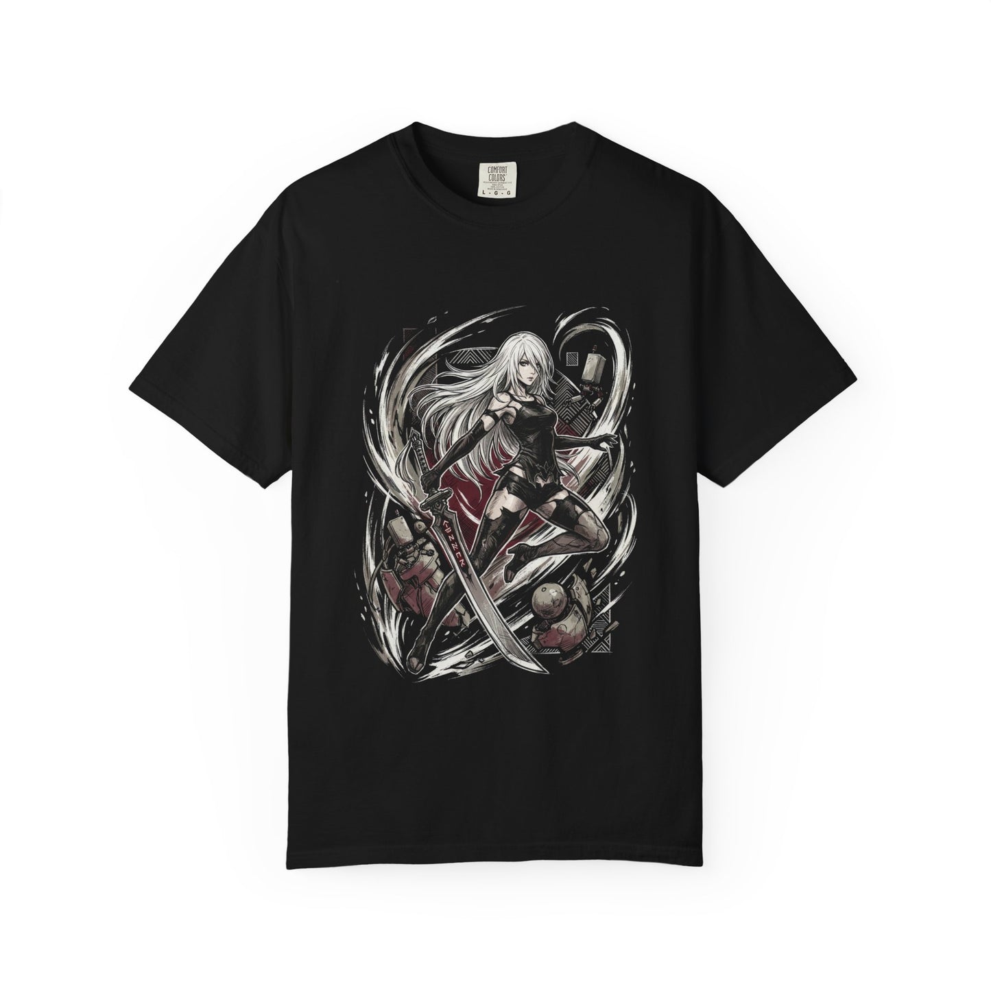 NieR A2 YoRHa Type A T-Shirt | Long White Hair Android Deserter Apparel Premium T-Shirt