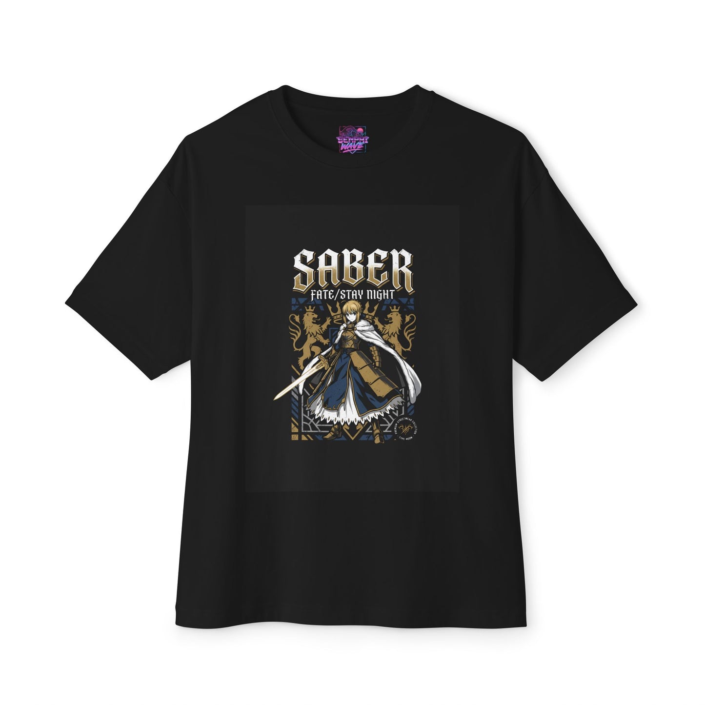 Saber Artoria Pendragon Fate Stay Night King of Knights Premium Oversized Unisex T-Shirt