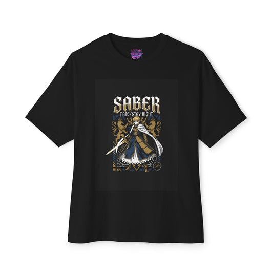 Saber Artoria Pendragon Fate Stay Night King of Knights Premium Oversized Unisex T-Shirt
