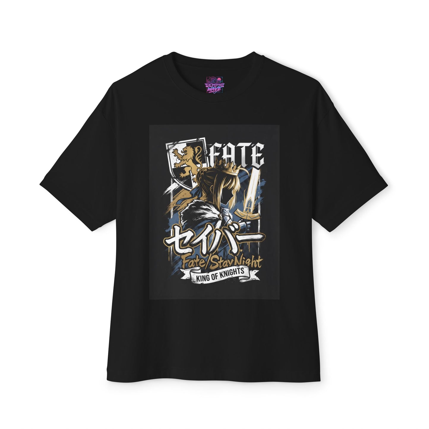 Saber Artoria Pendragon Fate Stay Night King of Knights Premium Oversized Unisex T-Shirt