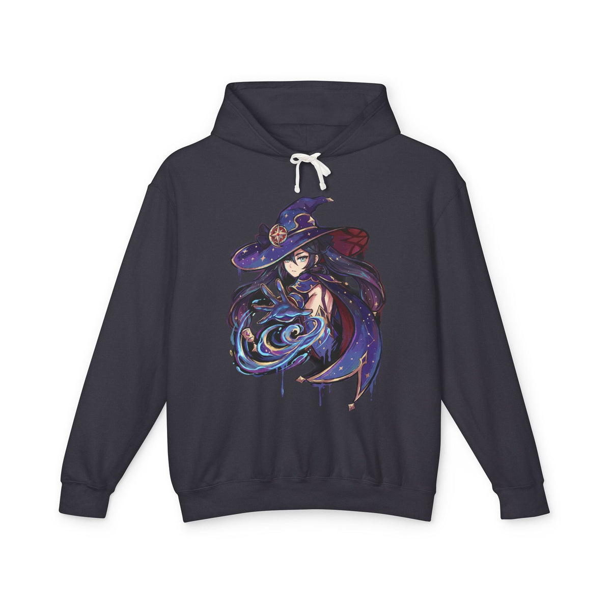 Genshin Impact Mona Astrologist Starry Hydro Swirl Fan Art Hoodie