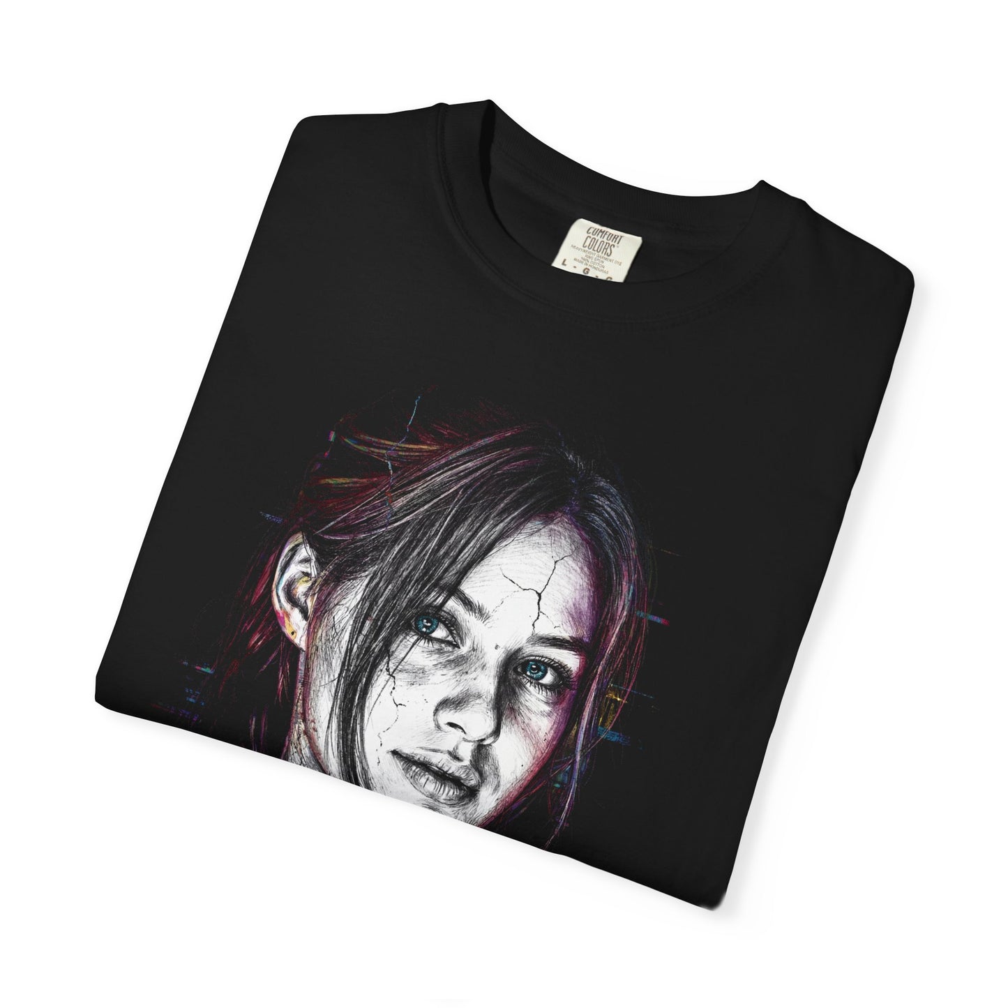 Claire Redfield RE2 Ponytail Leather Jacket Zombie Slayer Portrait Premium T-Shirt