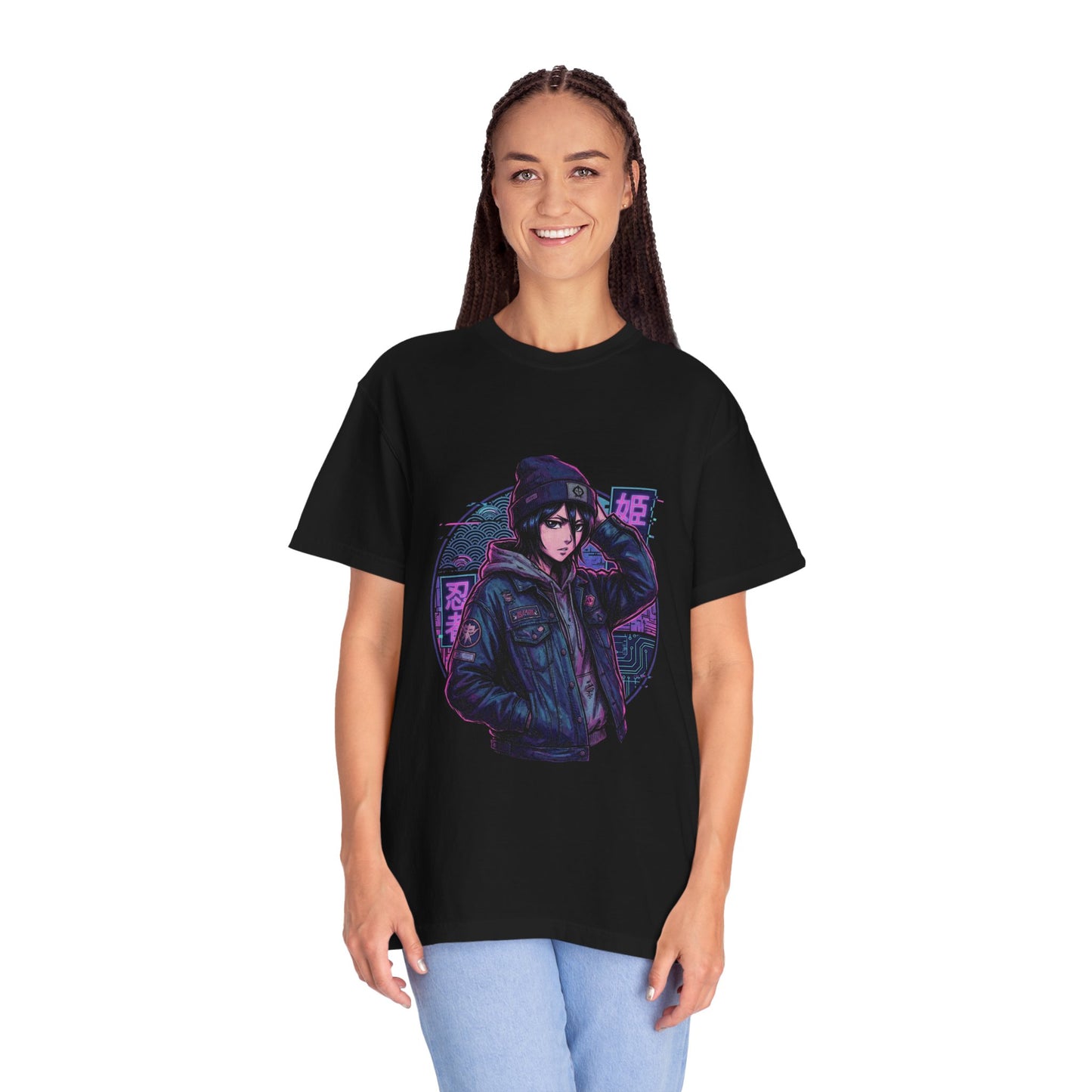 Rukia Kuchiki Black Hair Soul Reaper Print Premium T-Shirt