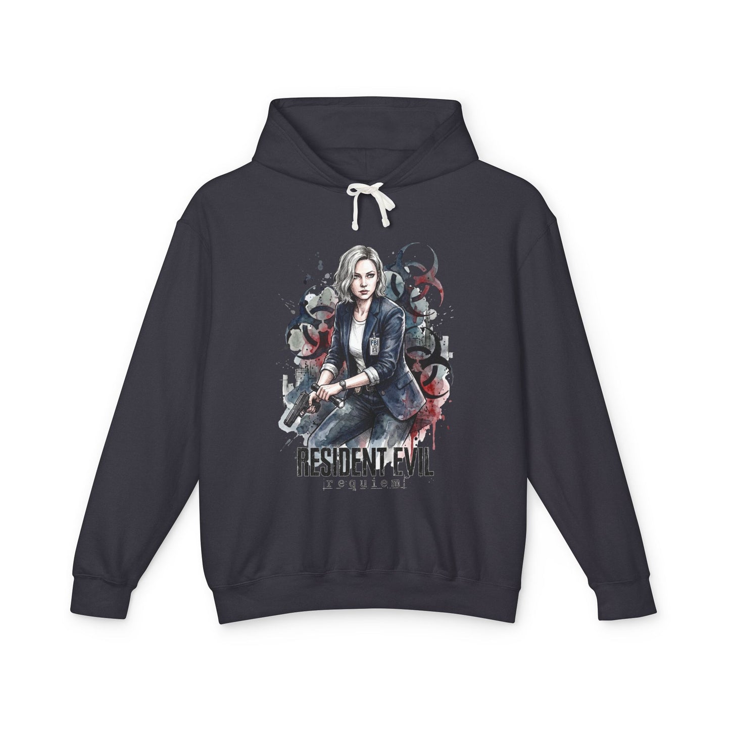 Resident Evil 9 Grace Ashcroft FBI Agent Eldritch Threats Icon Unisex Premium Hoodie