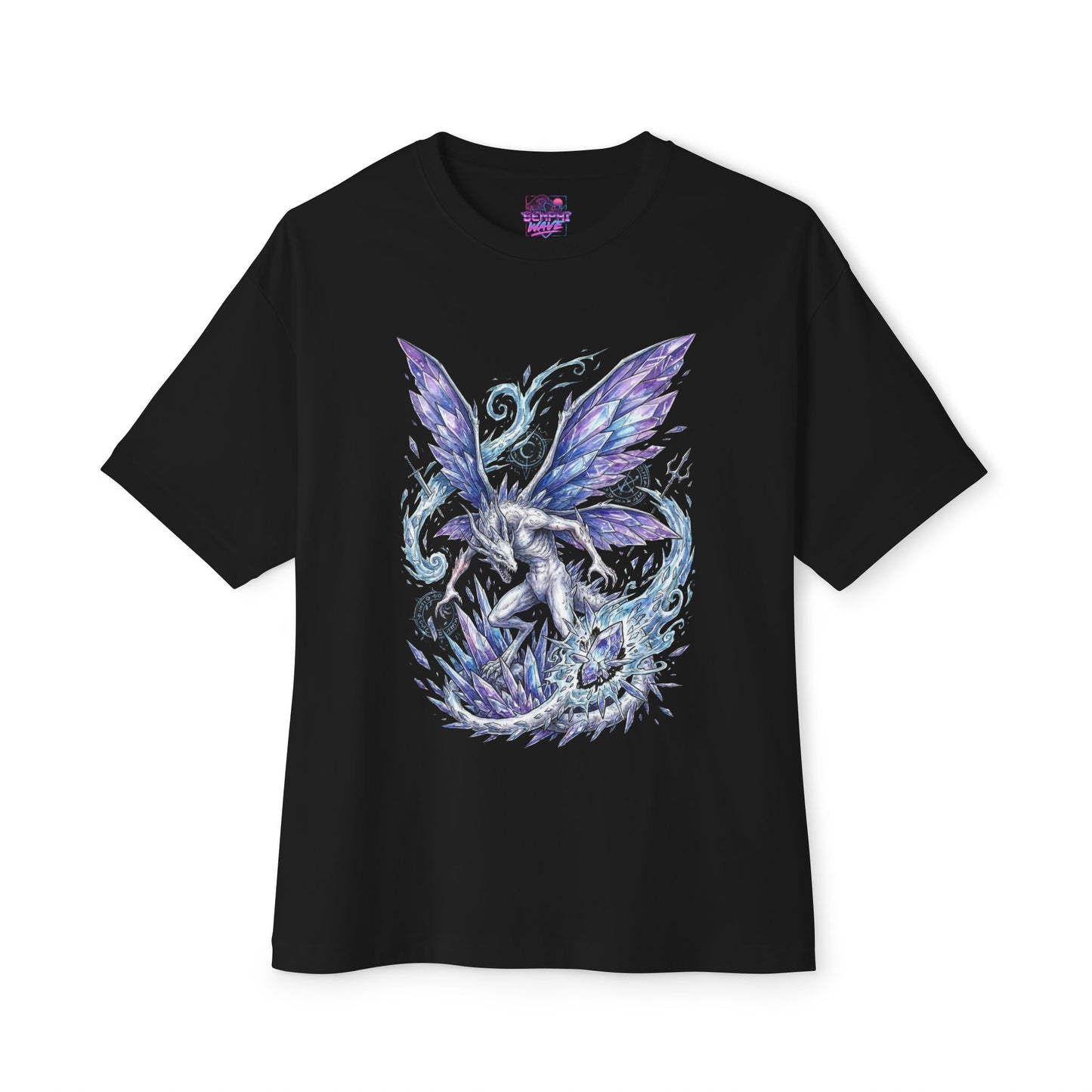 Seath the Scaleless Pale Dragon Portrait Premium Oversized Unisex T-Shirt