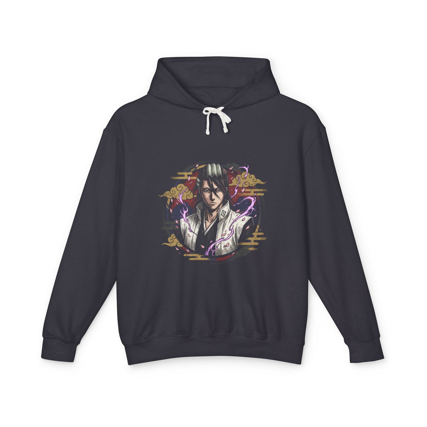 Bleach Byakuya Kuchiki Scarf Noble Cold Demeanor Design Unisex Premium Hoodie
