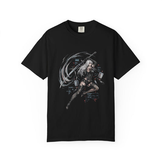 A2 Nier Automata Long Hair Rogue Android Premium T-Shirt