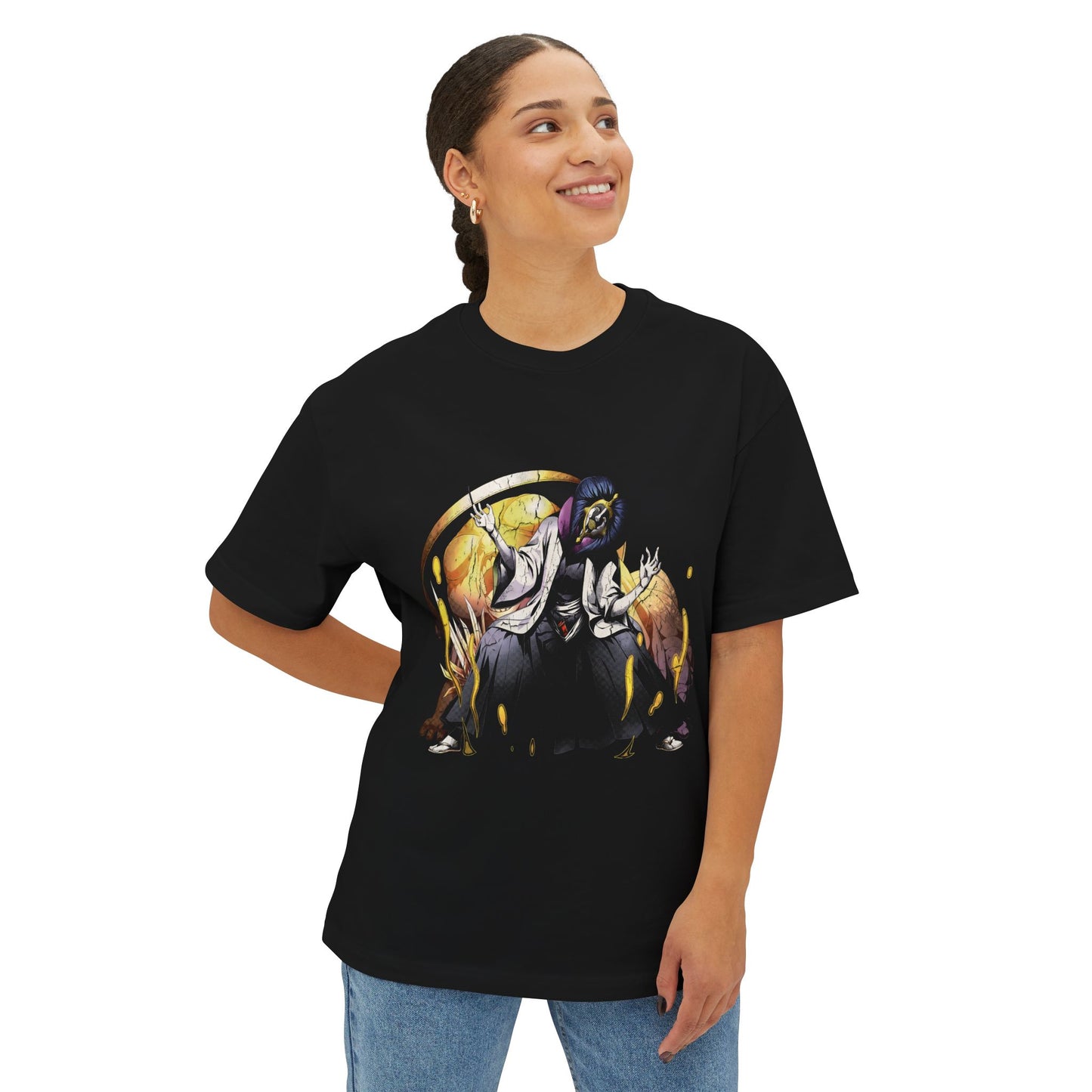 Mayuri Kurotsuchi Bleach Anime Streetwear Graphic Tee - Oversized Premium Tee
