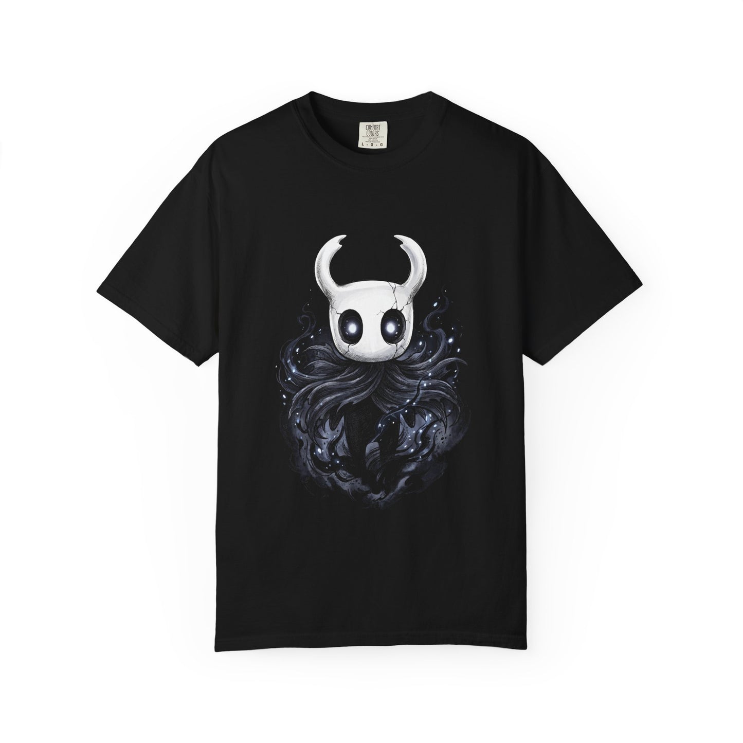 Hollow Knight Ghost Navy Cape White Mask Art Premium T-Shirt