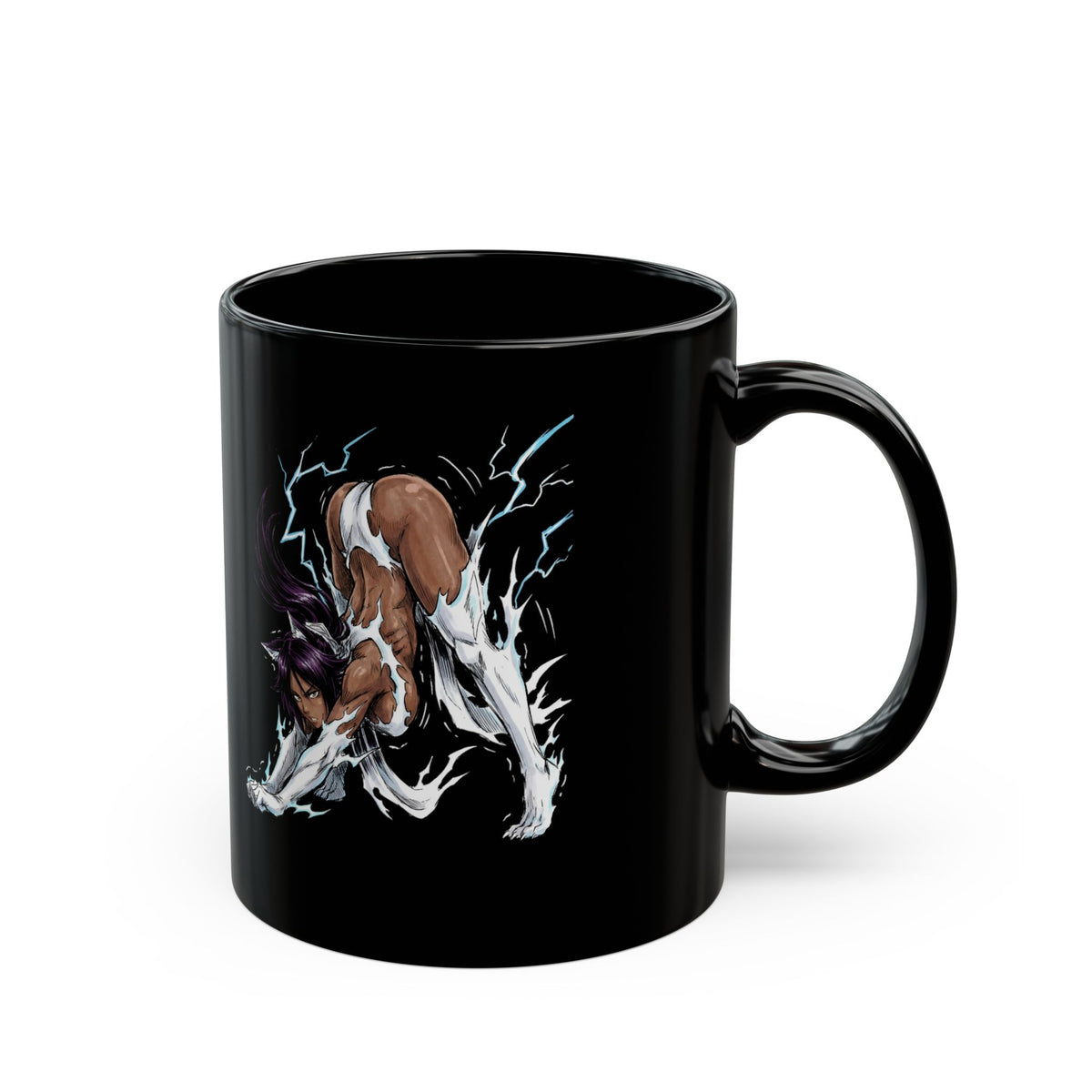 Bleach Yoruichi Shihouin Flash Goddess Martial Arts Master Black Mug