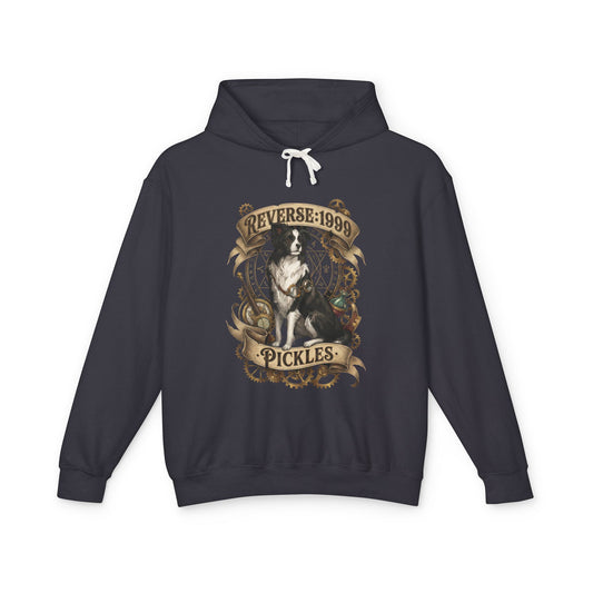 Reverse 1999 Pickles Border Collie Banner Crest Fan Art Hoodie